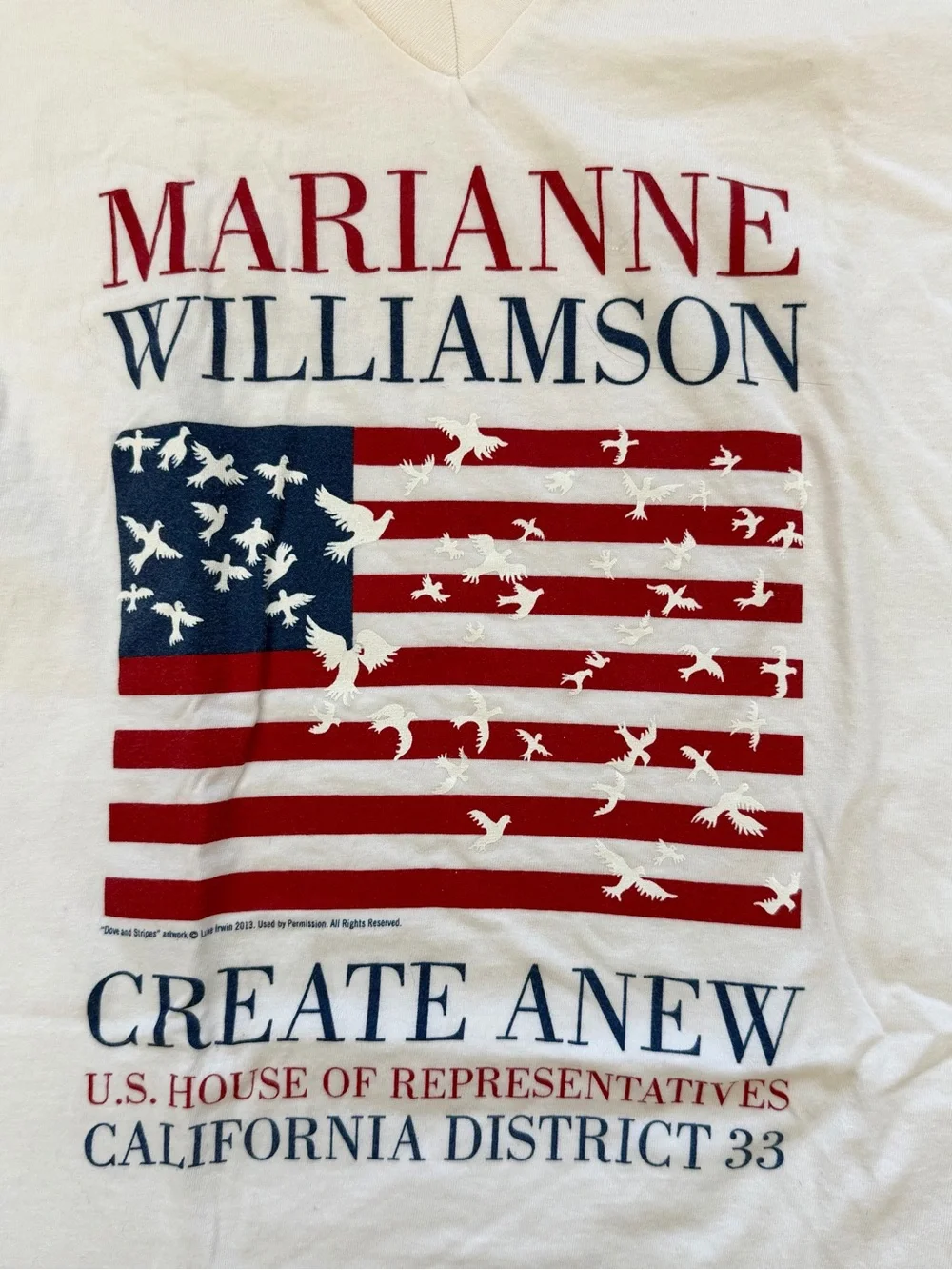 NEW Marianne Williamson for Congress Campaign t shirt